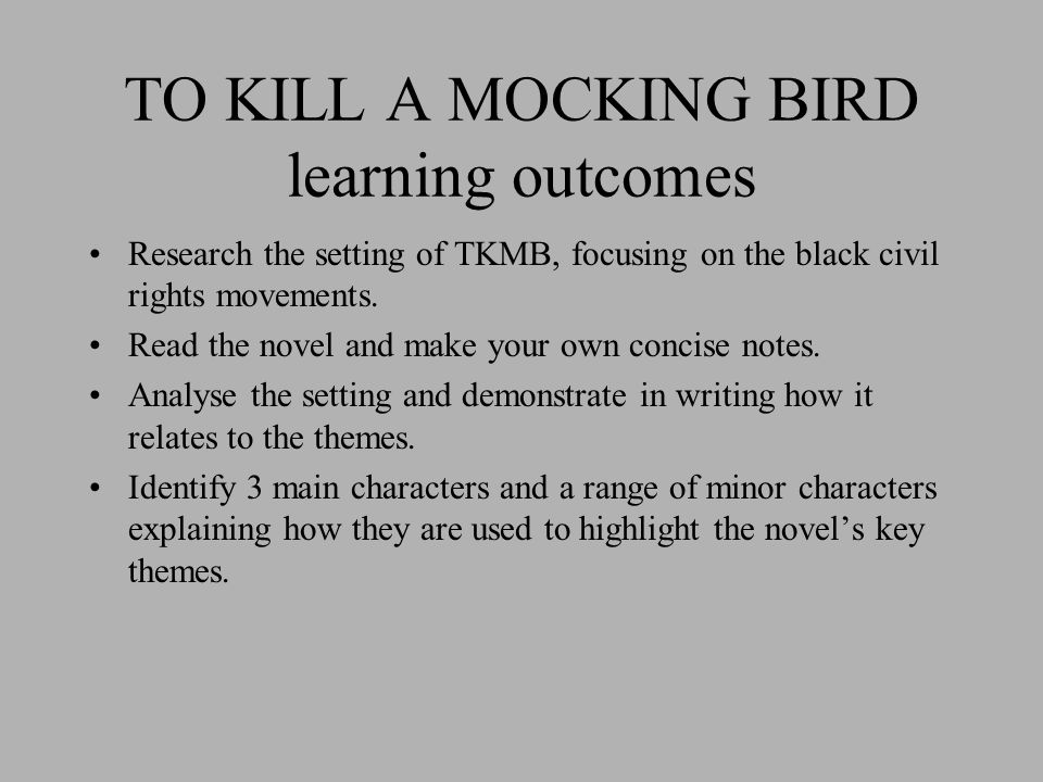 Minor characters in to kill a mockingbird